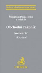 kniha Obchodní zákoník komentář, C. H. Beck 2010