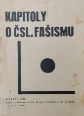 kniha Kapitoly o čsl. fašismu, Novina 1932