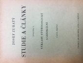 kniha Studie a články. Svazek I, - Výklady etymologické a lexikální., Česká akademie věd a umění 1945