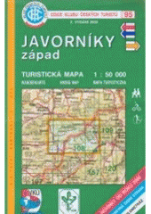 kniha Javorníky - západ turistická mapa 1:50 000, Klub českých turistů 2003