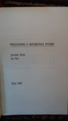 kniha Projektování a implementace systémů Postgrad. studium pro stud. fak. elektrotechn., ČVUT 1989