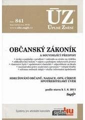 kniha Občanský zákoník a související předpisy úroky a poplatky z prodlení, náhrada za ztrátu na výdělku, odškodňování bolesti, nájem a podnájem nebytových prostor, vlastnictví bytů, společenství vlastníků, odpovědnost za škodu, mezinárodní právo soukromé a procesní, veřejné dražby, ochrana osobních ú, Sagit 2011