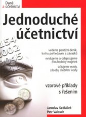 kniha Jednoduché účetnictví vzorové příklady s řešením, CPress 2003