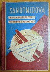 kniha Kniha kuchárskych predpisov a rozpočtov, Vydavateľstvo časopisu Sloboda 1950