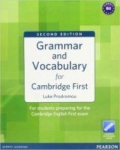 kniha Grammar and Vocabulary for Cambridge First 2nd Edition without Answer Key with Longman Dictionaries Online Access, Pearson 2012