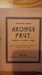 kniha Aronův prut Myšlenky na neděle a svátky, s.n. 1916