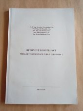 kniha Betonové konstrukce příklady navrhování podle Eurocode 2, PROCON 1996