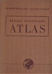 kniha Školní zeměpisný atlas pro 4. a 5. postupný ročník všeobecně vzdělávacích škol, Ústřední správa geodézie a kartografie 1956