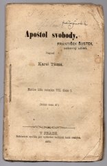 kniha Apoštol svobody, Spolek pro vydávání laciných knih českých 1873