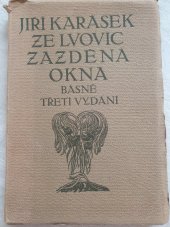 kniha Zazděná okna básně, K. Neumannová 1912