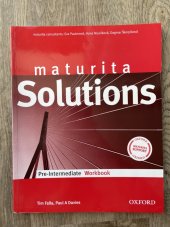 kniha Maturita Solutions Pre-Intermediate Workbook, Oxford University Press 2009