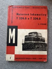 kniha Motorové lokomotivy T 324.0 a T 334.0, Nadas 1964
