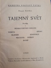 kniha Tajemný svět povídky z Moravského Krasu, Moravský legionář 1928