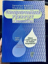 kniha Vodohospodářské předpisy s komentářem, Prospektrum 1999