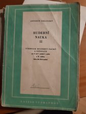 kniha Hudební nauka. 2. [díl], - Učebnice hud. nauky a intonace pro 4. až 7. roč. 1. cyklu a 2. cyklus lid. škol umění, Supraphon 1971