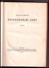 kniha Nejkrásnější svět román, Družstevní práce 1923