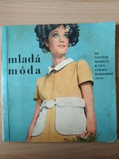 kniha Mladá móda 80 nových modelů, kvizy, střihy, horoskop 1970, Merkur 1970