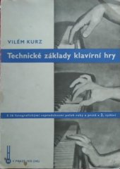 kniha Technické základy klavírní hry, Hudební Matice Umělecké Besedy 1924