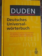 kniha Duden  Deusches Universalwörterbuch, Bibliographisches Institut & A.G.Brockhaus AG 2001