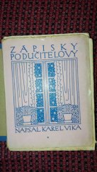 kniha Zápisky podučitelovy, Nakl. knih K.H. Viky 