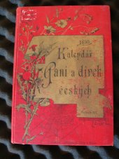 kniha Kalendář Paní a dívek českých, J. Otta  1899