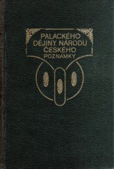 kniha Dějiny národu českého v Čechách a v Moravě sv. 1, B. Kočí 1921