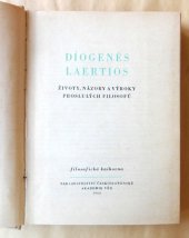 kniha Životy, názory a výroky proslulých filosofů, Československá akademie věd 1964