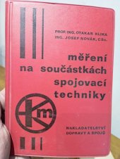 kniha Měření na součástkách spojovací techniky, Nadas 1974