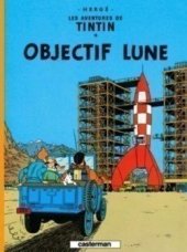 kniha Tintin 16. - Objectif Lune, Casterman 1993