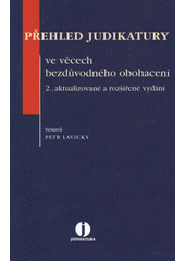 kniha Přehled judikatury ve věcech bezdůvodného obohacení, Wolters Kluwer 2012