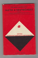 kniha Jazyk a skutečnost Kritika současné buržoazní filozofie jazyka, Svoboda 1978