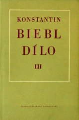 kniha Dílo III, - 1931-1939, Československý spisovatel 1953