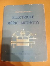 kniha Elektrické měřicí methody, Technicko-vědecké vydavatelství 1951