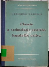 kniha Chemie a technologie umělého kapalného paliva, Průmyslové vydavatelství 1952