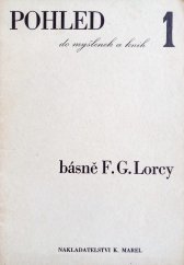 kniha Básně F.G. Lorcy, K. Marel 1945