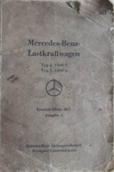 kniha Mercedes-Benz-Lastkraftwagen Typ L 1500 S Typ L 1500 A, Daimler-Benz Aktiengesellschaft 1942