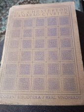 kniha Kamarád Čtvrtek román, Moderní bibliotéka 1913