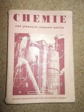 kniha Chemie Učeb. osnovy pro 8. až 11. postup. ročník všeobec. vzdělávacích škol, SPN 1954