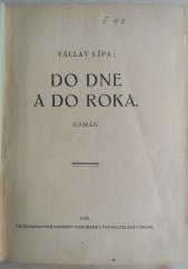kniha Do dne a do roka román, Českomoravské podniky tiskařské a vydavatelské 1930