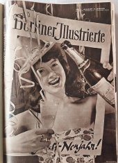 kniha Berliner Illustrierte svázaný ročník 1955, Allgemeiner Deutscher Verlag 1955