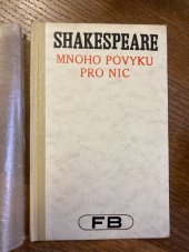 kniha Mnoho povyku pro nic komedie o sedmnácti scénách, Fr. Borový 1928