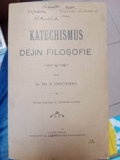 kniha Katechismus dějin filosofie, A. Landfras syn 1901