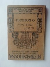 kniha O románu essaye literárně kritické, Alois Hynek 1911