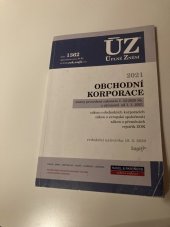 kniha Obchodní korporace Změny provedené zákonem č. 33/2020 Sb. s účinností od 1.1.2021, Sagit 2021