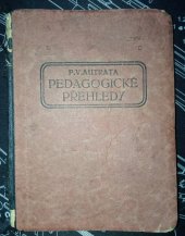 kniha Pedagogické přehledy, R. Promberger 1914