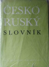 kniha Česko-ruský slovník, Státní pedagogické nakladatelství 1968