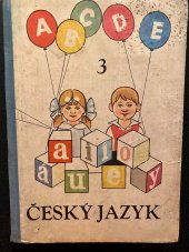 kniha Český jazyk pro třetí ročník, SPN 1962