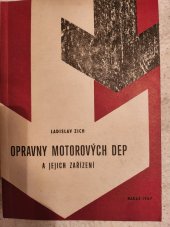 kniha Opravny motorových dep a jejich zařízení, Nadas 1967