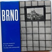 kniha Brno fotografická publikace, Krajské nakladatelství 1964