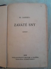 kniha Zaváté sny Román, Zmatlík a Palička 1932